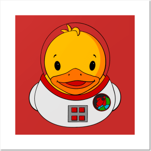 Astronaut Rubber Duck Posters and Art